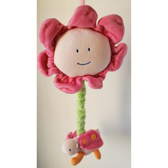 Carter's Starters Prestige Musical Crib Pull Toy Flower Ladybug Let's Be Friends - Picture 11 of 11